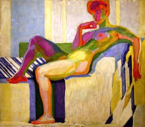 Planes By Colors, Large Nude — František Kupka