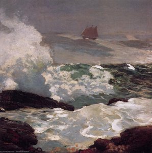 On A Lee Shore — Winslow Homer