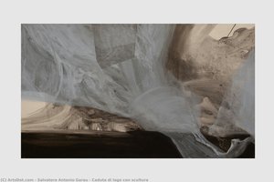 Caduta Di Lago Con Scultura — Salvatore Antonio Garau