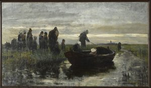 Marken Funeral Barge — Paulus Van Der Velden