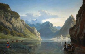 Souvenir Of The Danube, View In Hungary — Joséphine Bowes
