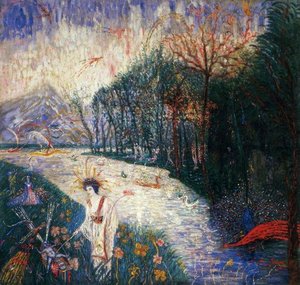 La Decouverte De Maise Ou Moise Et Les Oiseaux — James Ensor