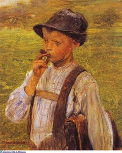 Boy Smoking — Georgios Jakobides