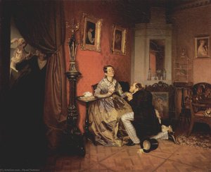 Difficult Bride — Pavel Fedotov, Realism