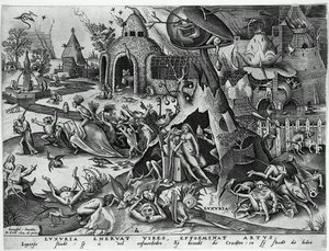 Lust — Pieter Bruegel The Elder, Northern Renaissance Engraving