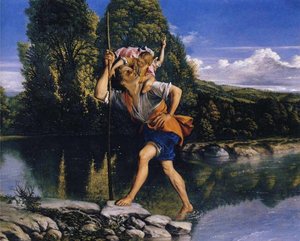 Saint Christopher — Orazio Gentileschi