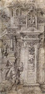 Two Kings And A Woman Leaving A Palace — Jan Gossart