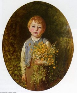 The Flower Gatherer — Frederick Morgan