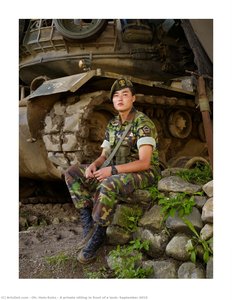 A Private Sitting In Front Of A Tank, September 2010 — Oh, Hein-kuhn