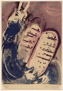 Moses With The Tablets Of The Law — Marc Chagall