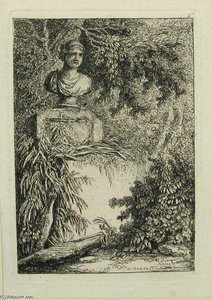 The Bust — Hubert Robert