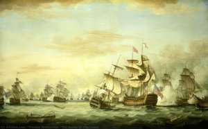 The Battle Of The Saints — Thomas Whitcombe