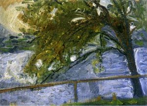 Tree On Lake Traun — Richard Gerstl