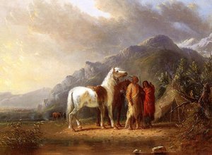 Sioux Camp — Alfred Jacob Miller