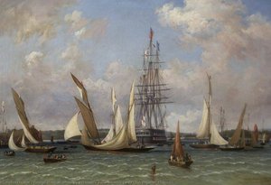 Royal Western Yacht Club Regatta, Plymouth — George Mounsey Wheatley Atkinson
