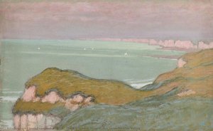 The Cliffs near Dieppe, the Saint-Nicolas Valley