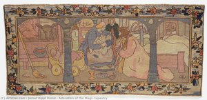 Adoration of the Magi, tapestry