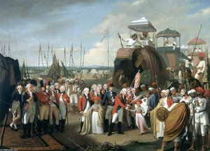 The Reception Of The Mysorean Hostage Princes By Marquis Cornwallis — Robert Home