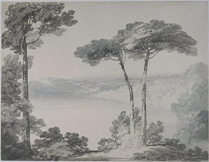 Lake Albano — Joseph Mallord William Turner, Romanticism