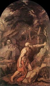 St Jerome — Titian Ramsay Peale Ii, Renaissance Echo