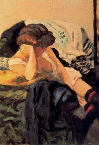 The Red Garter — Pierre Bonnard