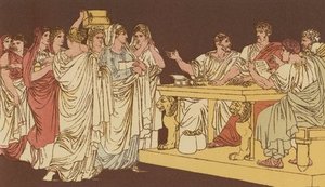 Roman Ladies Bringing Their Ornaments — Bartolomeo Pinelli