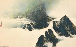 Contemplation Of Rocks — Liu Guosong