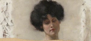 Study For 'portrait Of A Lady' — Brian Hatton