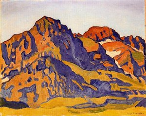 The Dents Blanches — Ferdinand Hodler, Expressionism