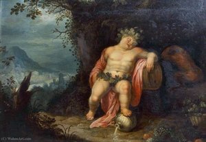 Bacchus Asleep — Hendrik Van Balen I