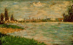 The River Banks — Georges Seurat