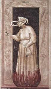 No. 48 The Seven Vices: Envy — Giotto Di Bondone, Proto Renaissance