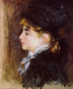 Portrait Of Margot (also Known As Portrait Of A Model) — Pierre-auguste Renoir