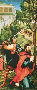 Heller Altarpiece (detail) — Matthias Grünewald