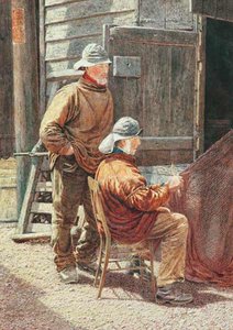 Mending The Nets, Hastings - — William Biscombe Gardner