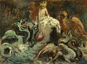 Psyche Dipping Her Pitcher In The River Styx — Paul Ayshford Methuen