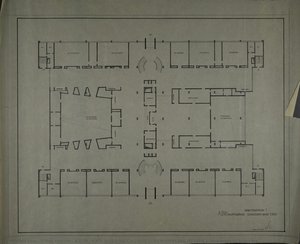 A.d.w. Main Building Ground Floor Working Design 1 (academy Of Sciences) — Franz Ehrlich