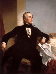 Official White House Portrait Of John Tyler — George Peter Alexander Healy