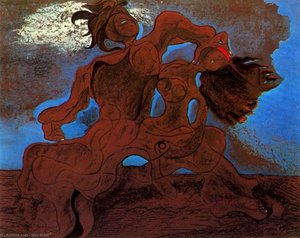 La Collera Dell'uomo Rosso — Max Ernst