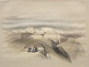 Christian And Mahomedan Chapels On The Summit Of Sinai — David Roberts
