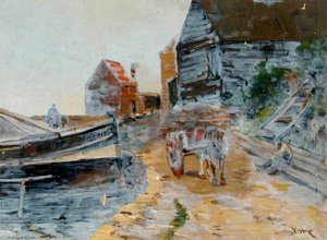 Harbour With A Horse — William Henry Charlton