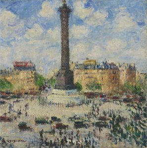 Place De La Bastille — Gustave Loiseau