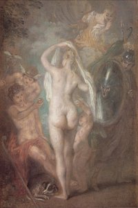 Le Jugement De Paris — Jean-antoine Watteau, Rococo Style