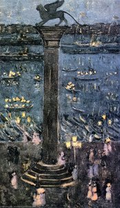 St. Mark's Lion, Venice — Maurice Brazil Prendergast