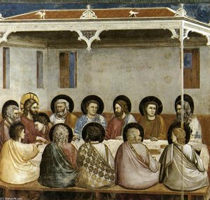 No. 29 Scenes From The Life Of Christ: 13. Last Supper — Giotto Di Bondone