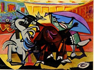 A Bullfight — Pablo Picasso
