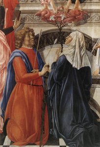 The Coronation of the Virgin (detail)