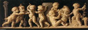 Bacchanalia Of Children — Piat Joseph Sauvage, Neoclassicism