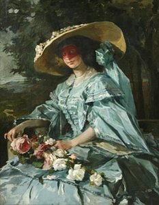 Retrato de mujer con sombrero