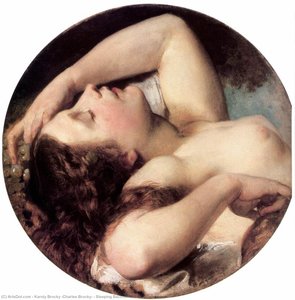 Sleeping Bacchante — Karoly Brocky (charles Brocky), Romanticism